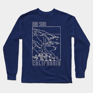 Big Sur California Long Sleeve T-Shirt